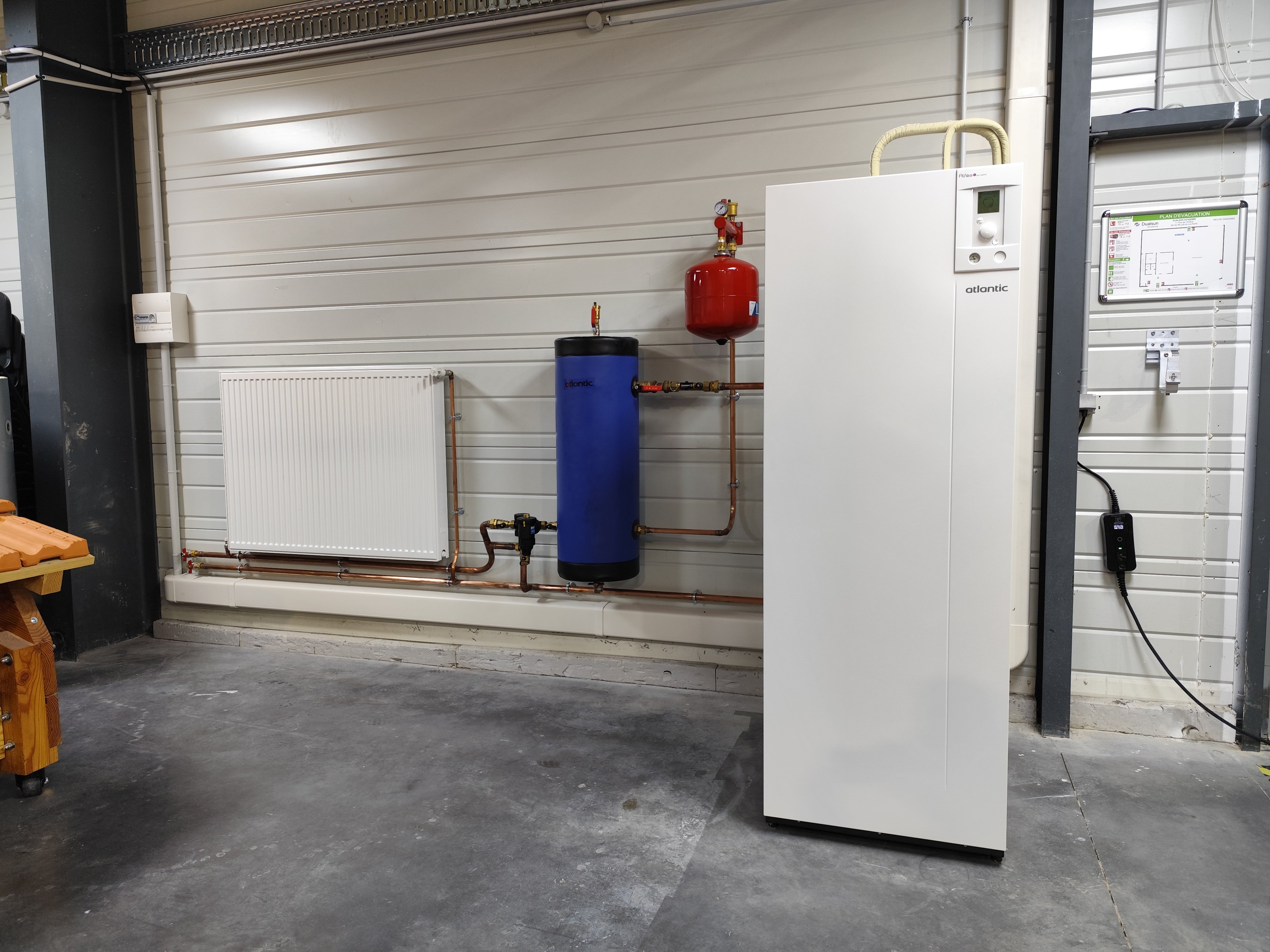 Banc de formation - PAC air_eau